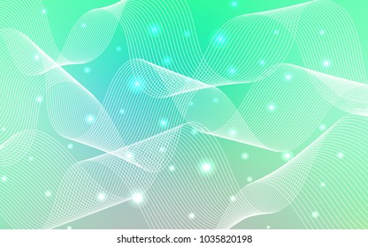Light Green vector layout with festival confetti. Glitter abstract illustration with colorful confetti, ribbons. New design for ad, poster, banner of your Party.