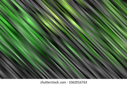 Light Green vector layout with flat lines. Lines on blurred abstract background with gradient. The template can be used as a background.