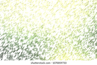 Light Green vector layout with flat lines. Decorative shining illustration with lines on abstract template. The pattern can be used as ads, poster, banner for commercial.
