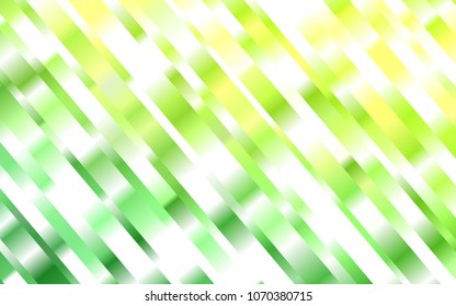 Light Green vector layout with flat lines. Blurred decorative design in simple style with lines. The pattern can be used as ads, poster, banner for commercial.