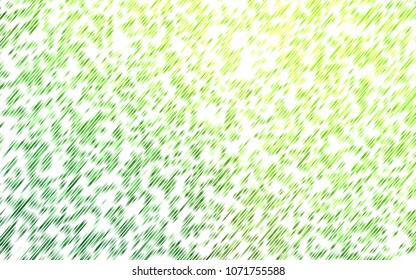 Light Green vector layout with flat lines. Blurred decorative design in simple style with lines. The pattern can be used as ads, poster, banner for commercial.