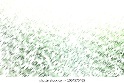 Light Green vector layout with flat lines. Modern geometrical abstract illustration with staves. The template can be used as a background.