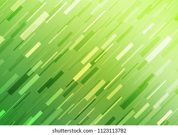 Light Green vector layout with flat lines. Modern geometrical abstract illustration with staves. Smart design for your business advert.