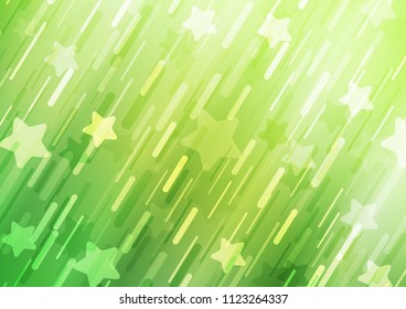 Light Green vector layout with flat lines. Blurred decorative design in simple style with lines. Best design for your ad, poster, banner.