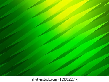 Light Green vector layout with flat lines. Glitter abstract illustration with colored sticks. Smart design for your business advert.