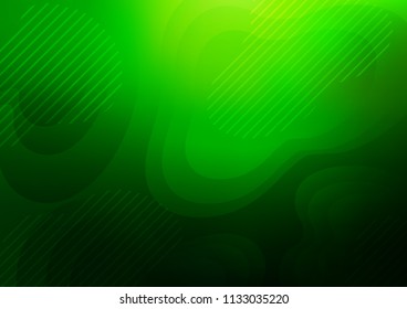 Light Green vector layout with flat lines. Glitter abstract illustration with colored sticks. The template can be used as a background.