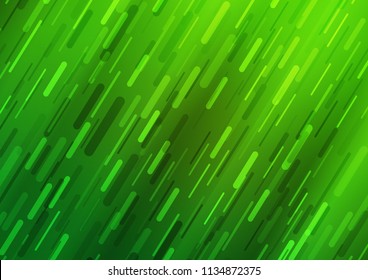 Light Green vector layout with flat lines. Modern geometrical abstract illustration with staves. The pattern can be used for busines ad, booklets, leaflets