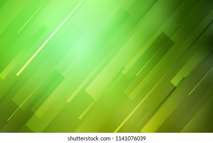 Light Green vector layout with flat lines. Blurred decorative design in simple style with lines. Smart design for your business advert.