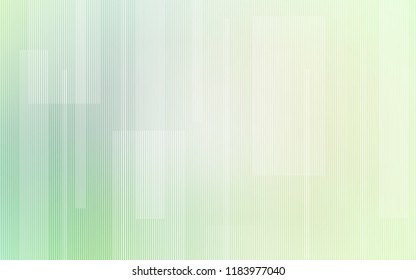 Light Green vector layout with flat lines. Decorative shining illustration with lines on abstract template. The pattern for ad, booklets, leaflets.