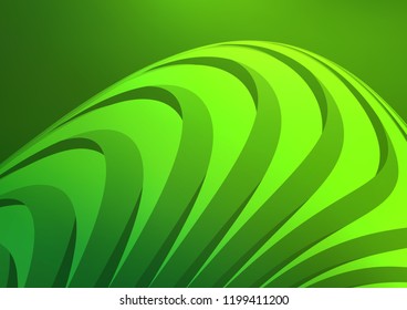 Light Green vector layout with flat lines. Decorative shining illustration with lines on abstract template. Smart design for your business advert.