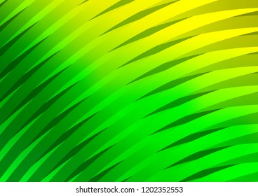 Light Green vector layout with flat lines. Blurred decorative design in simple style with lines. The pattern can be used for websites.