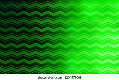 Light Green vector layout with flat lines. Blurred decorative design in simple style with lines. Pattern for ads, posters, banners.