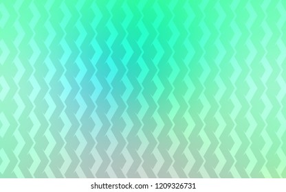 Light Green vector layout with flat lines. Colorful shining illustration with lines on abstract template. Best design for your ad, poster, banner.
