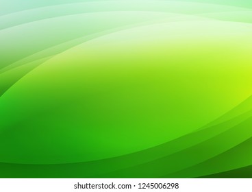 Light Green vector layout with flat lines. Decorative shining illustration with lines on abstract template. Smart design for your business advert.
