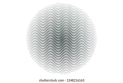 Light Green vector layout with flat lines. Lines on blurred abstract background with gradient. Smart design for your business advert.