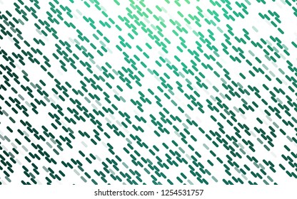 Light Green vector layout with flat lines. Shining illustration with lines on abstract template. Pattern for ads, posters, banners.