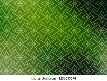 Light Green vector layout with flat lines. Glitter abstract illustration with colored sticks. Pattern for business booklets, leaflets.
