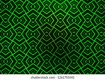 Light Green vector layout with flat lines. Blurred decorative design in simple style with lines. Pattern for websites, landing pages.