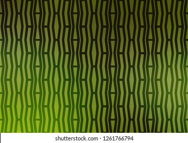 Light Green vector layout with flat lines. Glitter abstract illustration with colored sticks. The pattern can be used as ads, poster, banner for commercial.