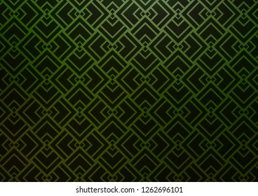 Light Green vector layout with flat lines. Modern geometrical abstract illustration with staves. Backdrop for TV commercials.