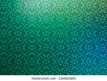 Light Green vector layout with flat lines. Decorative shining illustration with lines on abstract template. Backdrop for TV commercials.