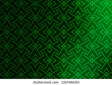Light Green vector layout with flat lines. Lines on blurred abstract background with gradient. Pattern for business booklets, leaflets.