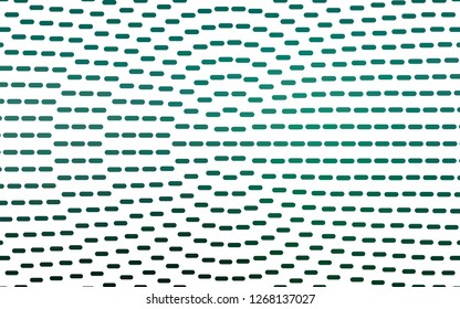 Light Green vector layout with flat lines. Decorative shining illustration with lines on abstract template. Pattern for business booklets, leaflets.