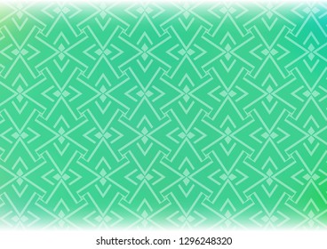Light Green vector layout with flat lines. Shining colored illustration with narrow lines. Pattern for websites, landing pages.