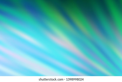 Light Green vector layout with flat lines. Shining colored illustration with sharp stripes. Best design for your ad, poster, banner.