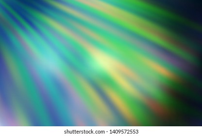 Light Green vector layout with flat lines. Blurred decorative design in simple style with lines. Pattern for ads, posters, banners.