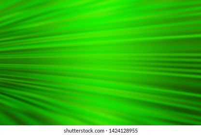 Light Green vector layout with flat lines. Lines on blurred abstract background with gradient. Pattern for your busines websites.