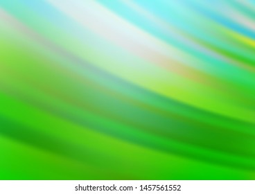 Light Green vector layout with flat lines. Blurred decorative design in simple style with lines. Best design for your ad, poster, banner.