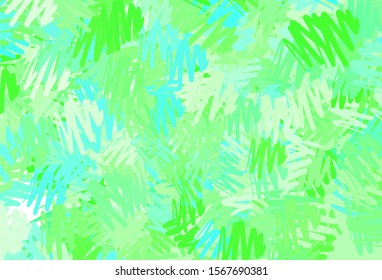 Light Green vector layout with flat lines. Shining colored illustration with sharp stripes. Pattern for ads, posters, banners.