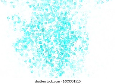 Light Green vector layout with flat lines, dots. Colorful shining illustration with lines on abstract template. Smart design for your business advert.