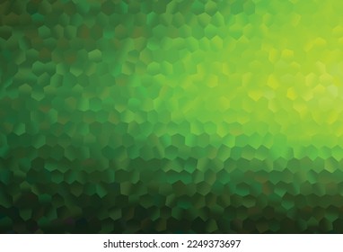 Light Green vector layout with hexagonal shapes. Glitter abstract illustration in hexagonal style. New design for website's poster, banner.