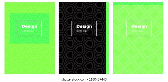 Light Green vector layout for Leaflets. Web interface on abstract background with colorful gradient. Design for cover of books, notepads.
