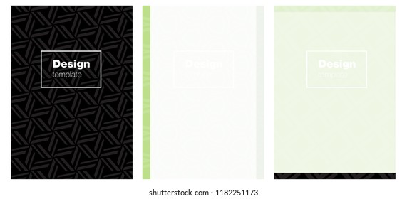 Light Green vector layout for Leaflets. Glitter abstract design concept with text box. Pattern for business books, journals.