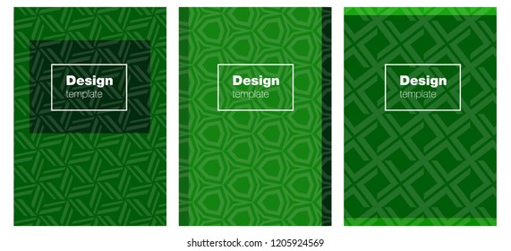 Light Green vector layout for Leaflets. Modern abstract design concept with colorful gradient. Pattern notebooks, journals.