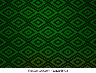 Light Green vector layout with lines, rectangle. Colorful decorative design in simple style with lines, rhombuses. Smart design for your business advert.