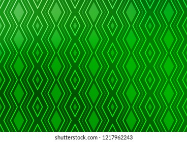 Light Green vector layout with lines, rectangle. Shining colorful illustration with lines, rectangles. Pattern for business booklets, leaflets.