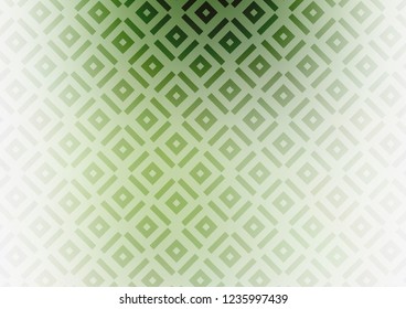 Light Green vector layout with lines, rectangle. Colorful illustration with lines, cubes on abstract template. Pattern for websites, landing pages.