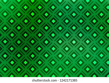 Light Green vector layout with lines, rectangle. Shining colorful illustration with lines, rectangles. Pattern for websites, landing pages.