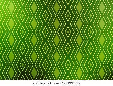 Light Green vector layout with lines, rectangle. Modern geometric abstract illustration with lines, squares. Best design for your ad, poster, banner.