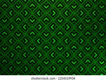 Light Green vector layout with lines, rectangle. Modern geometric abstract illustration with lines, squares. Pattern for websites, landing pages.