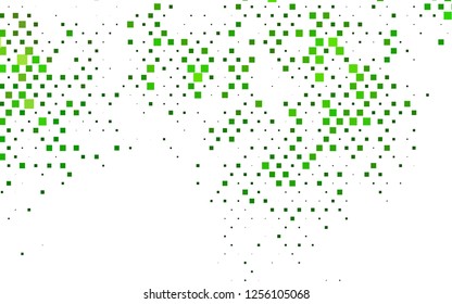 Light Green vector layout with lines, rectangles. Rectangles on abstract background with colorful gradient. The template can be used as a background.