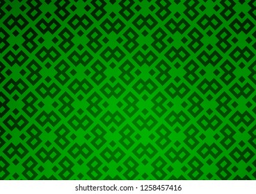 Light Green vector layout with lines, rectangles. Rectangles on abstract background with colorful gradient. Best design for your ad, poster, banner.