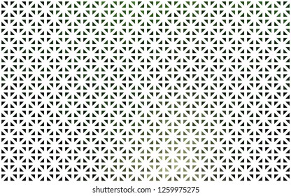 Light Green vector layout with lines, triangles. Triangles on abstract background with colorful gradient. Template for wallpapers.