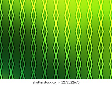Light Green vector layout with lines, rectangle. Colorful illustration with lines, cubes on abstract template. Backdrop for TV commercials.
