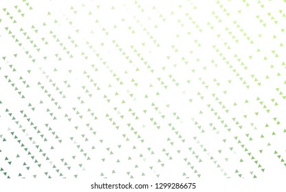 Light Green vector layout with lines, triangles. Abstract gradient illustration with triangles. Smart design for your business advert.