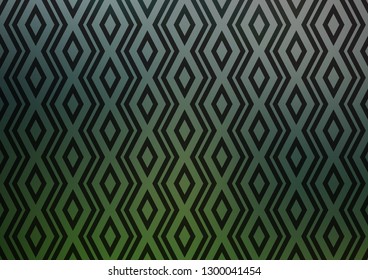 Light Green vector layout with lines, rectangle. Colorful lines, squares on abstract background with gradient. Pattern for business booklets, leaflets.